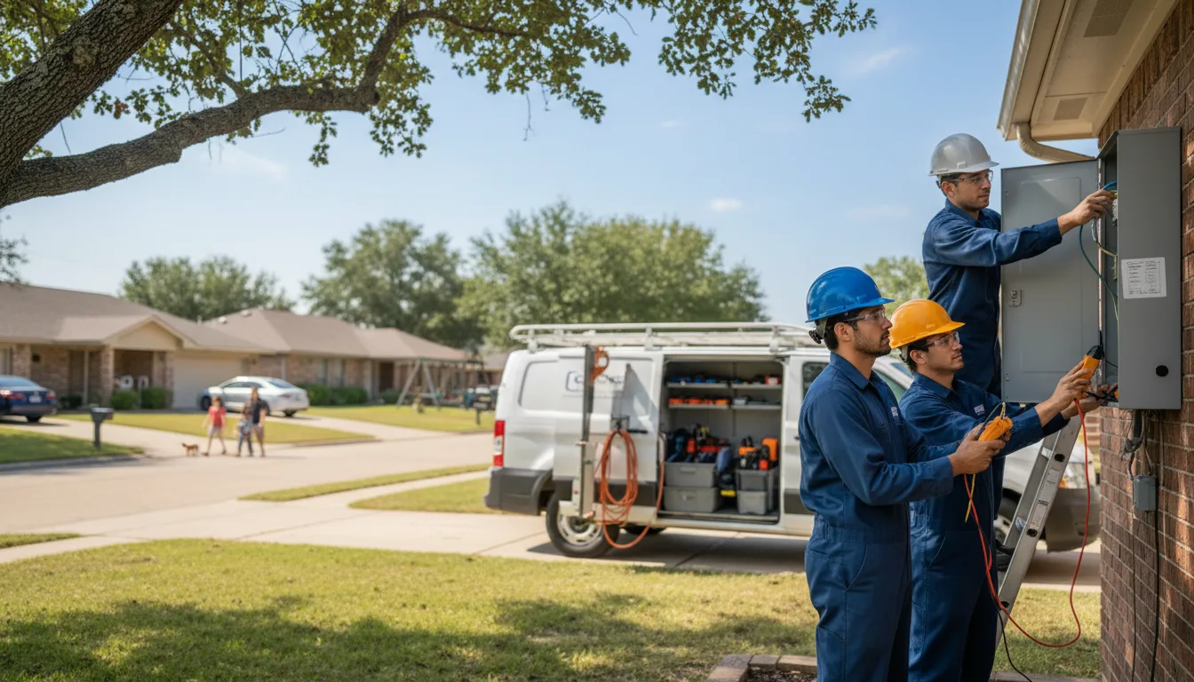 Certified electrician providing emergency electrical services in Wykoff, MN